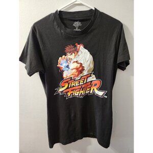 Capcom Street Fighter Black T-Shirt Size Small